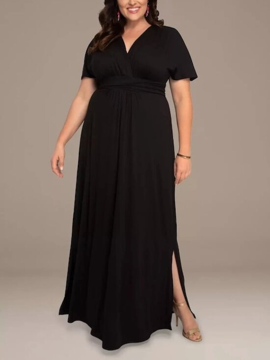 Kiyonna Dresses & Skirts - Kiyonna Black Vienna Plus Size Maxi Dress